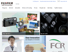 Tablet Screenshot of fujifilm-vietnam.vn